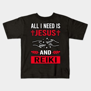 I Need Jesus And Reiki Kids T-Shirt